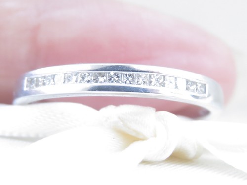 Genuine Diamond Eternity Ring In 9K White Gold - Picture 4 of 8