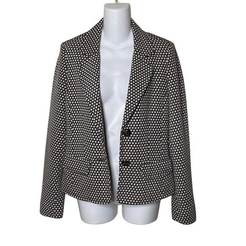 Francis Christian Francis Roth Brown White Starburst Blazer Jacket Academia Sz 6