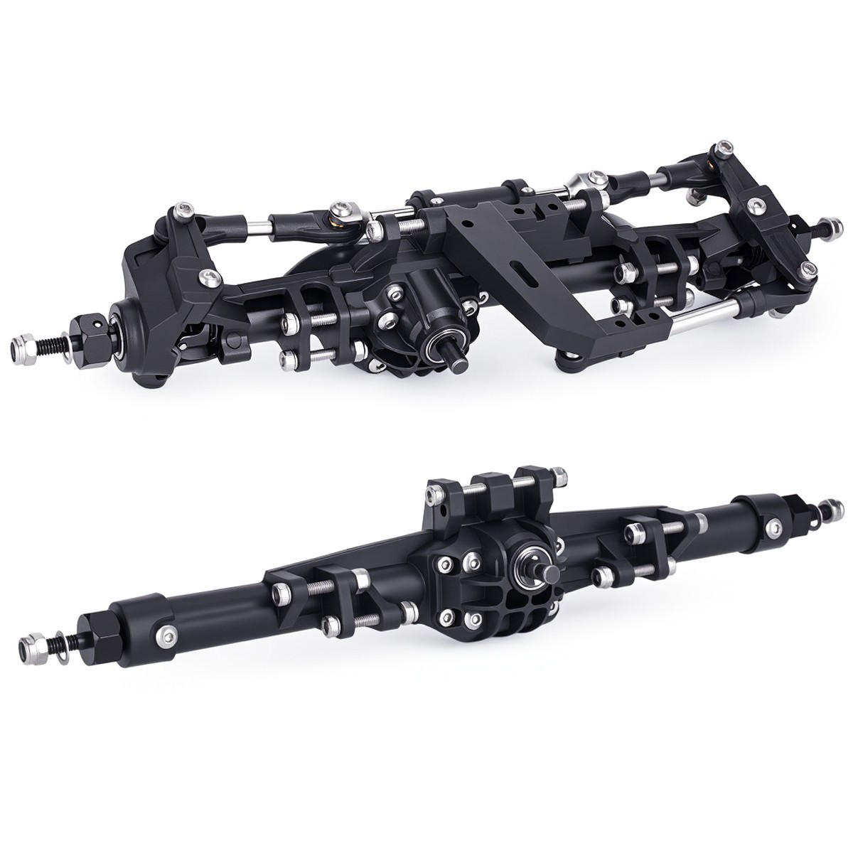 For 1/10 Vanquish H10 SCX10 II TRX4 RC Crawler Car Front Rear Axle