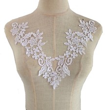 5 mirror pairs Embroidered  lace  Appliques  DIY Accessories