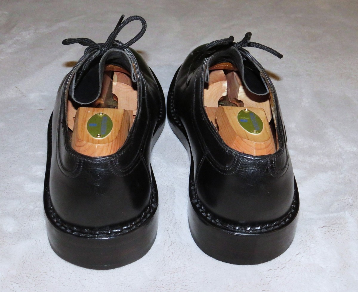 J.M. Weston 677 Hunt Black Calf Leather Derby US 9 D | eBay
