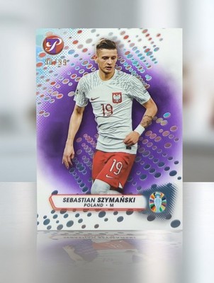 Sebastian Szymanski - Topps Pristine Road to EURO 2024 - /99 - #129 - Purple
