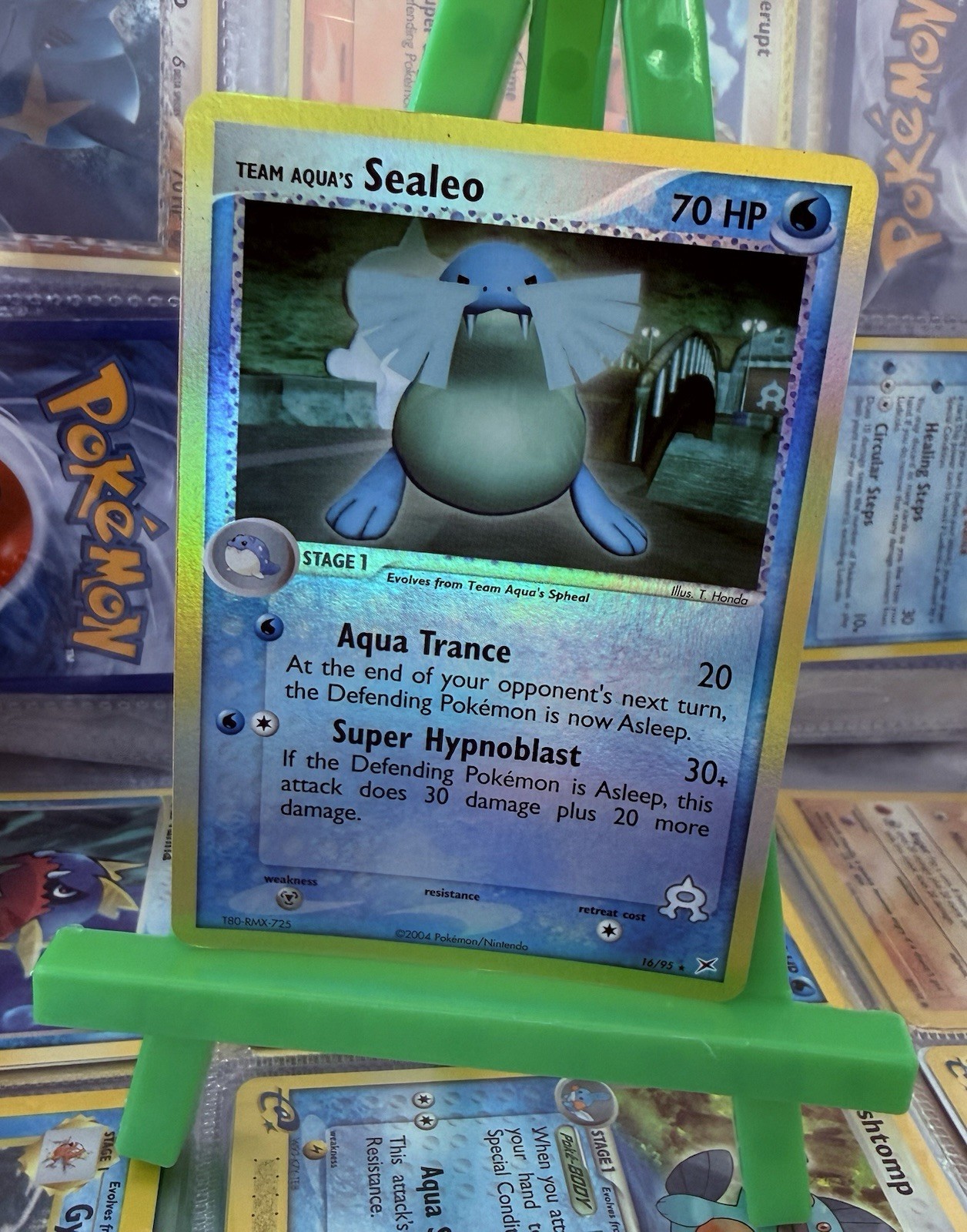 Pokémon TCG - Team Aqua's Sealeo 16/95 Team Magma vs Team Aqua Reverse Holo