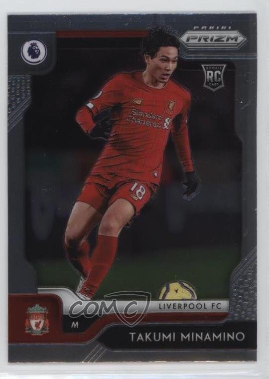 2019-20 Panini Chronicles Premier League Prizm Update Takumi Minamino #319 0c2