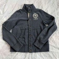 Abercrombie Kids XL Muscle Fit 1892 Snap Sweatshirt Jacket