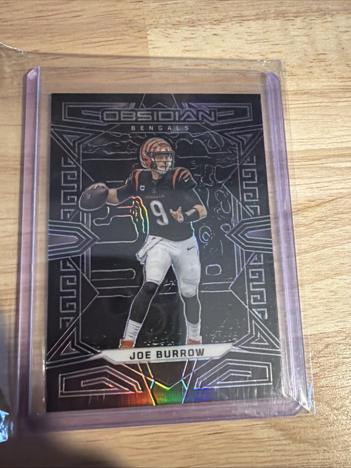 2023 Panini Obsidian - Joe Burrow #21 Electric Etch Purple /75