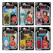 Hasbro Star Wars Episode VI Retro Collection Actionfiguren 6er-Pack 10 cm MOC !