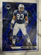 2025 Panini Mosaic - Dwight Freeney #185 Blue Scope Prizm
