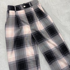 Urban Outfitters Pants Women's Small Plaid Wide Leg Helena Trouser High Waisted