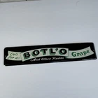 Vintage 1950s BOTL’O Soda Tin Strip Sign – Parker Metal Decorating Co. -Original
