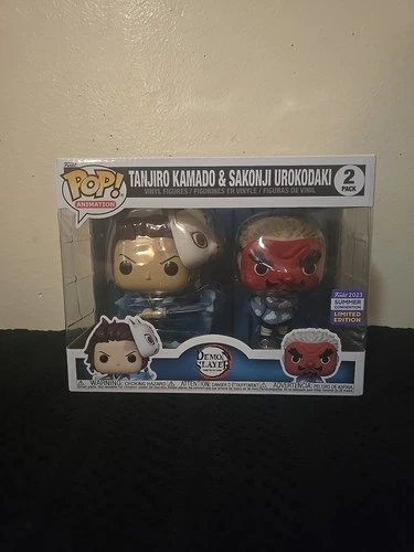 Funko Pop! Vinyl: Demon Slayer: Kimetsu no Yaiba - Tanjiro Kamado & Sakonji...