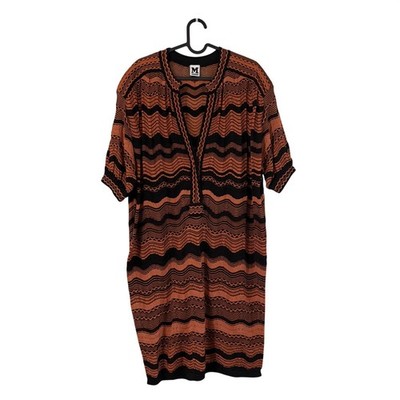 missoni short beach dress Short dress in lam viscose blend with lace motif Multicoloured