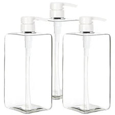 3 Pack 32oz Empty Pump Bottles for Shampoo Conditioner Body Wash Liquid
