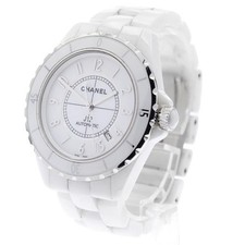 Chanel J12 H2981 42mm SS White Dial Automatic Date Watch #C5892