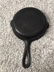 Vtg Griswold Cast Iron Skillet 709 #3 Erie PA Block Logo Teardrop Handle Hanger