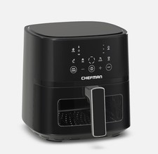 Chefman 3.75L Air Fryer, Touch Controls with 4 Presets, Compact Air Fryer 