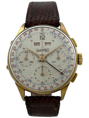 Eberhard & Co Date-Compax Manual Wind Men's Chronograph Valjoux 72C Works