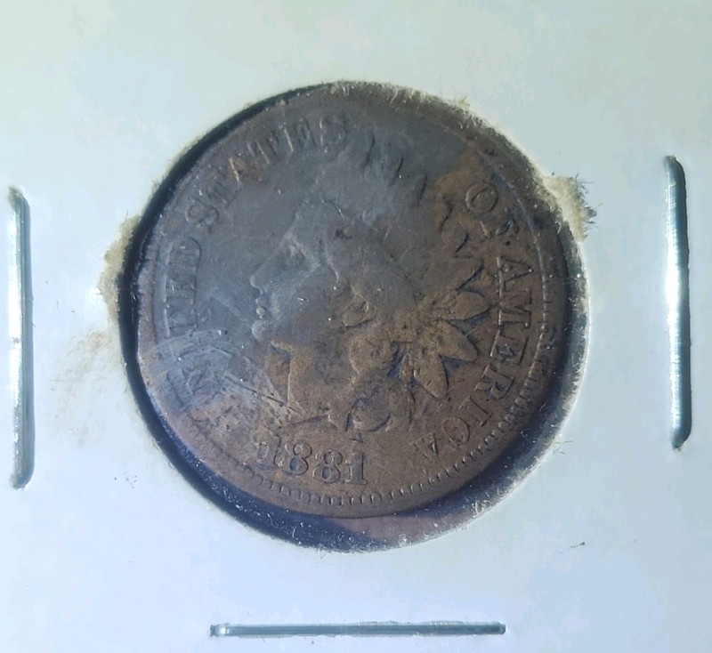 Indian Head Small Cent 1881 (Philadelphia) Business Strike Bronze BN KM#90