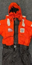 Stearns Challenger Anti Exposure Work Suit  LARGE US Coast Guard