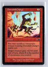 (4x) DOWNHILL CHARGE – MTG Magic the Gathering Card – Nemesis – Common