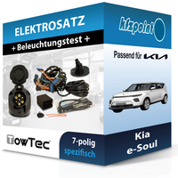 für Kia E-Soul 01.2019-Jetzt Towtec E-Satz 7Polig Fahrzeugspezifisch NEU