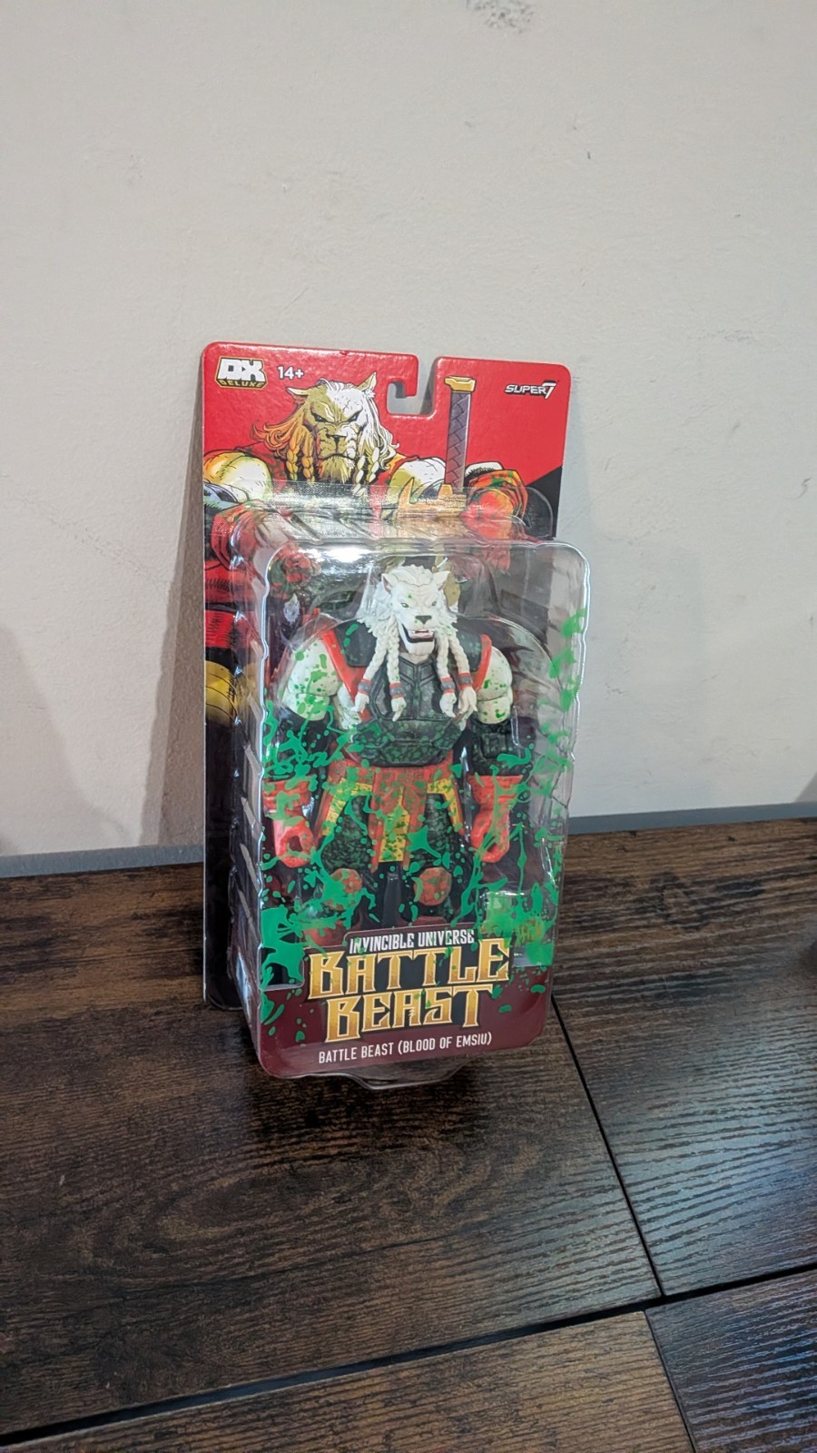 NEW Super7 Invincible Battle Beast (Colossus of Emsiu Blood Splatter) Figure