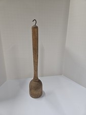 Vintage 10" Primitive Wooden Pestle Herb Fruit Mill Masher Farmhouse Deco-Nice