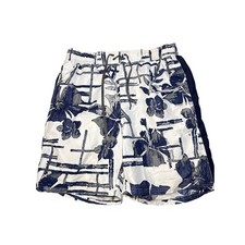 Nike Swim Floral Grid Board Shorts Quick Dry Mens Large Swimming Vacation Beach