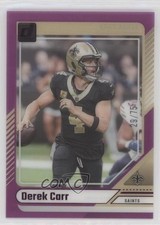 2024 Panini Clearly Donruss Purple 29/75 Derek Carr #37 18kg