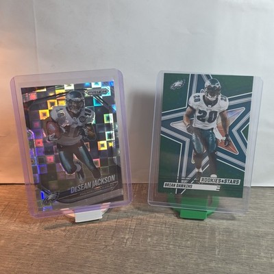 Panini Prizm Rookies & Stars Jackson /400 Dawkins Eagles Serial # Card Lot 2