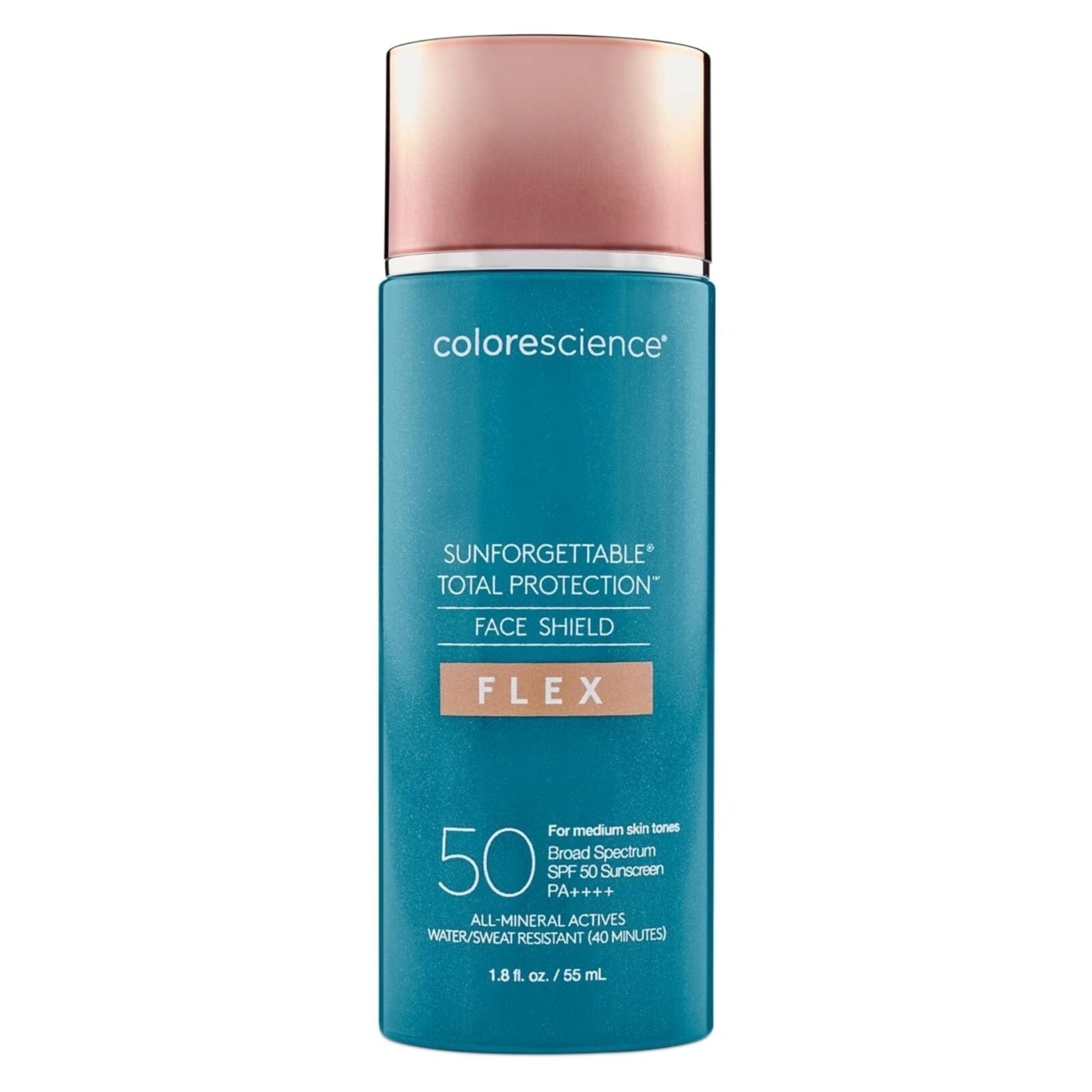 Colorescience Sunforgettable Total Face Shield Flex SPF 50 Medium Classic Tinted Sunscreen
