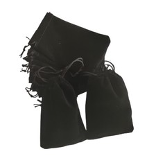 12 Pack Velvet Pouches with Drawstring Bags 10 x 15 cm, Mini Small Cloth Jewe...