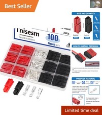 Efficient 100Pcs Copper Power Connectors - 15/30/45Amp Quick Disconnect Set