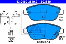 New Brake Pad Set, disc brake for FIAT OPEL VAUXHALL:500L,CORSA D,CORSA Mk III