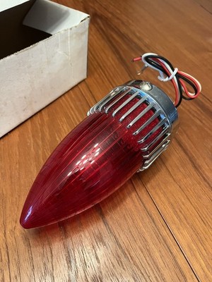 1 Vintage 1959 CADILLAC Bullet LED Taillight Lense Chrome Bezel Assembly PREMIER