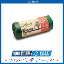 Recycled Heavy-Duty 100L Bin Liners with Drawstring – Perfect for Everyday Waste