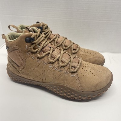 Merrell Wrapt Barefoot Women Sz 9.5 Tobacco Brown Suede Trail Hiking Shoes