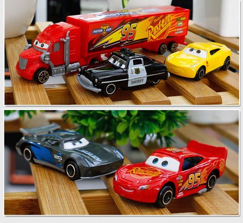 Set Coches Disney Cars 3 McQueen + Camión Mack y Amigos Juguetes Niños - Imagen 13 de 13