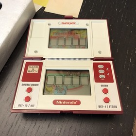 Nintendo Game And Watch Japanese Black Jack BJ-60 Rare Box Variant Collector