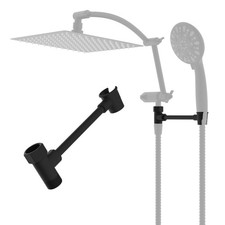 Shower Head Holder - Solid Brass Adjustable Bracket for Handheld Showerhead