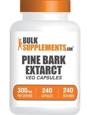 BulkSupplements Pine Bark Extract Capsules - 300mg per Serving