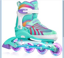 SUPER YOUNGSTER Adjustable Inline Skates for Kids and Youth - M Kids size 1-4