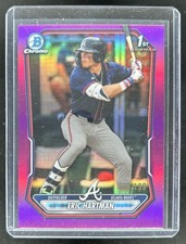 2026 Bowman Eric Hartman Chrome Fuchsia Refractor 1st Prospect #/199 Braves