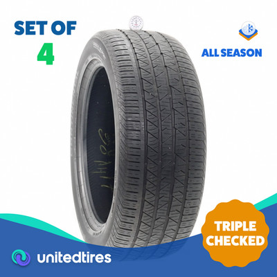 Set of (4) Used 255/50R20 Continental CrossContact LX Sport AO 109H - 7-9/32