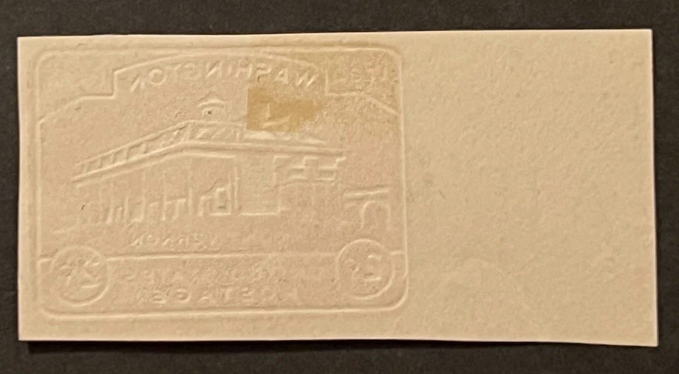 Travelstamps: US Cut Square Air Mail Stamps Scott #UC9 Mint MH - Image 3 of 4