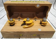 CMT Sommerfeld 1/2" Junior Raised Panel Router Bit Set Ogee Cutter 800.518.11