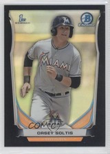 2014 Bowman Draft Chrome Black Refractor 28/75 Casey Soltis #CDP110 0f6