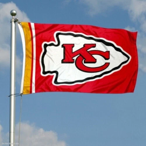 Chiefs FLAG 3X5 Kansas City Banner USA Patrick Mahomes Fan - Image 4 of 4