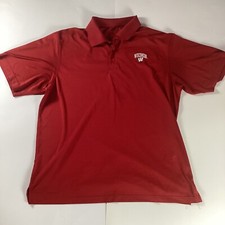 University of Wisconsin Badgers Mens Polo Shirt See Pictures For Size Soft