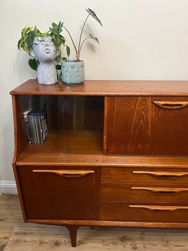 Credenza credenza credenza vintage metà secolo G Plan Jentique teak porta bevande - Foto 2 di 9